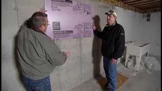 How to Insulate a Basement Foundation Wall [upl. by Mcgaw]