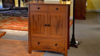 Mahogany Wine Cabinet woodworking furniture making carpentry [upl. by Wanda33]