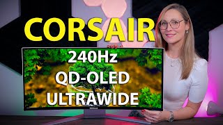 Corsairs 34quot QDOLED Ultrawide Gaming Monitor  XENEON 34WQHD240C Review [upl. by Griz]