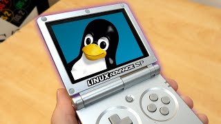 Installing Desktop Linux on a Game Boy Advance SP Lookalike [upl. by Assele]