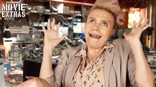 Ghostbusters  Onset with Kate McKinnon Jillian Holtzmann Interview [upl. by Kirtley]