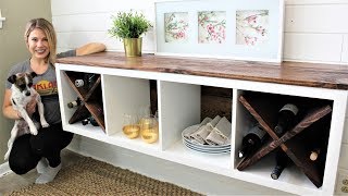 IKEA HACK The Floating Credenza [upl. by Aicilana]