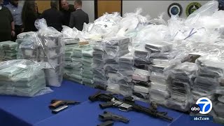 FBI announces international drug ring bust involving cartels mafia [upl. by Marucci65]