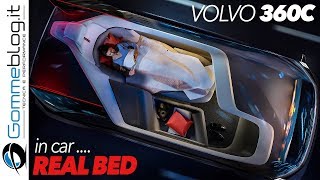 Volvo 360c  Autonomous Car with a REAL BED Inside  Driverless SelfDriving [upl. by Alodie469]