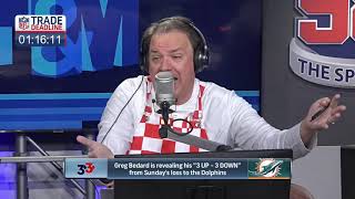 Greg Bedard 3 Up amp 3 Down after Patriots Loss to Dolphins  Felger amp Mazz [upl. by Yardley377]