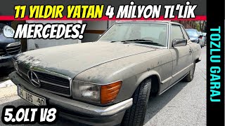 TOZLU GARAJ  Mercedes 500SL 11 Yılını Ardından Garajdan Çıktı  1 Bölüm  Bakım [upl. by Byran417]