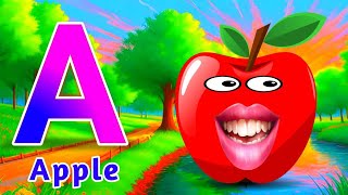 abcd a for apple  abc song abcd video phonics song  abcdefgh  Divjot tv [upl. by Eeram17]