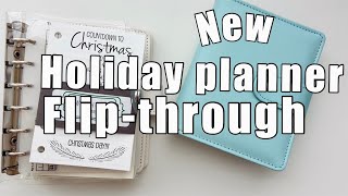 NEW POCKET PLANNER  CHRISTMAS HOLIDAY PLANNER  NOVEMBER PLANNER SETUP FLIP THROUGH [upl. by Perlie]