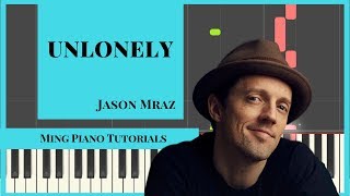 Unlonely  Jason Mraz MIDI amp SHEET MUSIC Piano Cover Tutorial Ming Piano Tutorials Synthesia [upl. by Moazami565]