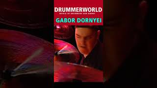 Gabor Dornyei the cool SHORT Drum Solo gabordornyei drummerworld [upl. by Yart]