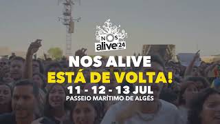 NOS ALIVE24  O MELHOR CARTAZ SEMPRE [upl. by Atnahsal]