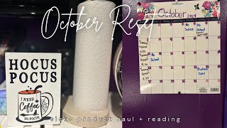 October Reset  Product Haul  Im Always Getting Sick  Reading [upl. by Suraved]