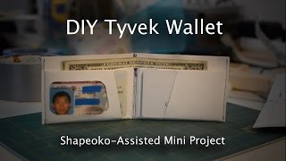 DIY Tyvek Wallet  Shapeoko Project 31 [upl. by Rossen]