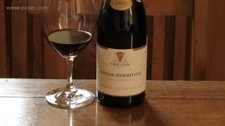 CrozesHermitage Grand Classique 2015 wine review [upl. by Vada]