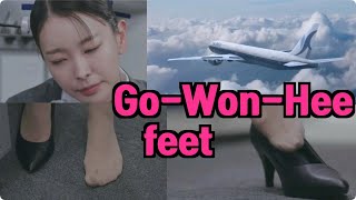 Go Wonhees feet Korean Actresses feet [upl. by Jariv]