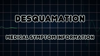 Desquamation Medical Symptom [upl. by Eitsim]