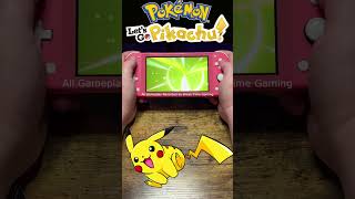 Pokemon Lets Go Pikachu  Nintendo Switch Lite Gameplay [upl. by Chester]