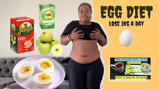 VERSATILE VICKY EGG DIET  LOSE 10KG IN 10 DAYS  DOES IT WORK  EXHIBIT NTU weightloss [upl. by Samot114]