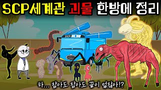 착한 괴물부터 우주급 괴물까지 괴물형 SCP 몰아보기 [upl. by Pace817]