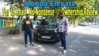 Honda Elevate Ownership Review Honda Elevate V Variant Review [upl. by Klina]