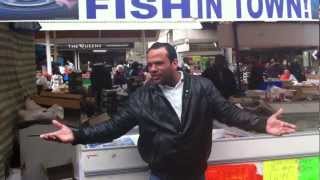 THE ORIGINAL One 1 Pound Fish Queens Market Upton Park London E13 [upl. by Asial]