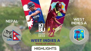 Nepal Vs West Indies A  Highlights  Tour of Nepal  Kantipur Max HD LIVE  Match 1  27 April 2024 [upl. by Button353]