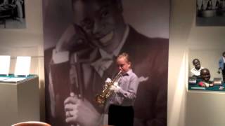 Geoff Gallante Plays Louis Armstrongs Trumpet [upl. by Halyk325]