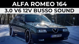 Alfa Romeo 164 30 V6 12V Busso 92  AMAZING SOUND [upl. by Luebke]