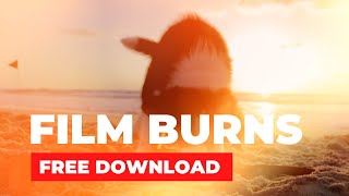 10 FREE Film Burns  Light Leaks for videos [upl. by Eissirhc]