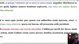 DE CATILINAE CONIURATIONE 56 SALLUSTIO I preprativi di Catilina [upl. by Aremihc]