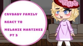 Crybaby Family React to Melanie Martinez  Pt 3  13k SPECIAL [upl. by Adlesirg982]