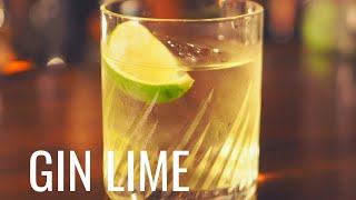 カクテル「ジンライム」の作り方  How to make a quotGin Limequot [upl. by Solly]