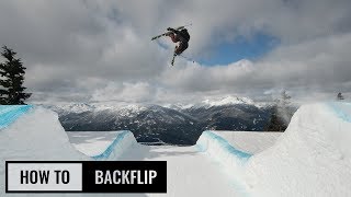 How To Backflip On Skis [upl. by Wilhelmina]