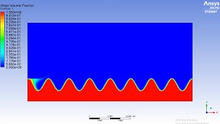 ✅💯✅ Ansys Fluent Project  39  CFD Analysis of Open Channel Flow  Waves  Multiphase Flow [upl. by Adolphus579]