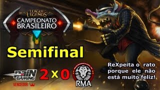 Campeonato Brasileiro de LoL 2013  paiN x RMA Semifinal Md3 compact [upl. by Champagne]