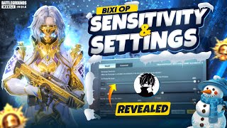 Bixi Op SENSITIVITY amp SETTINGS  BIXI OP All Settings Revealed  Five Finger Claw [upl. by Druce497]