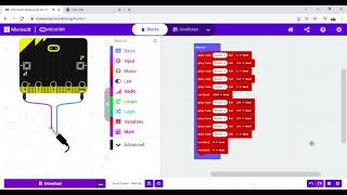 Microbit Music Project Part 1 Red light green light inspired by Squid Game [upl. by Madlen]