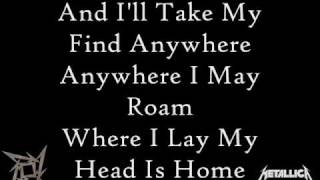 Metallica  Wherever I May Roam  Lyrics [upl. by Lenehc]