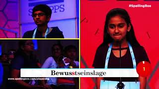 bewusstseinslage scripps spelling bee 2018 [upl. by Ydneh675]