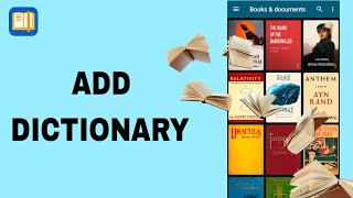 How To Add Dictionary On ReadEra App [upl. by Ermentrude]