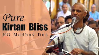 Pure Kirtan Bliss  HG Madhav Das  ISKCON Chowpatty [upl. by Ynffit]