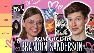 Ranking Brandon Sanderson Books Based on their Romance [upl. by Gilletta]