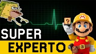 SUPER EXPERTO NO SKIP De Infarto   Super Mario Maker en Español  Zeta SSJ [upl. by Leahey]