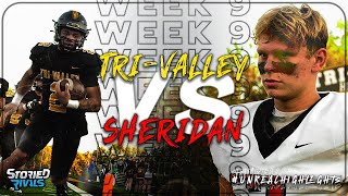 HIGH SCHOOL FOOTBALL  TriValley vs Sheridan  HIGHLIGHT [upl. by Bonnee819]