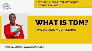 Lec 31  Time Division Multiplexing TDM  Types of multiplexing in Computer Networks Tutorials [upl. by Cathrin685]