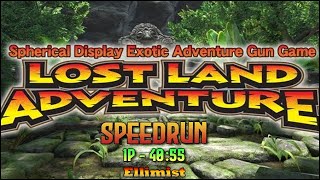 Lost Land Adventure Arcade Speedrun  1P  4055 WR [upl. by Thurlow]