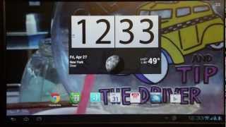 ICS Webtop 30 Beta on Motorola RAZR Lapdock 500 Pro [upl. by Killam569]