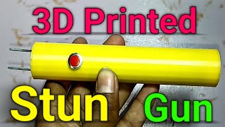 3D Printed Stun Gun [upl. by Etnoval]