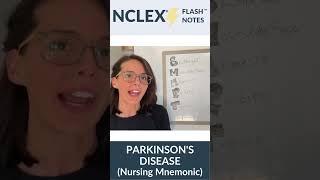 Parkinsons Disease Nursing Mnemonic Part 2 shorts NCLEX NCLEXprep nursing nursingstudent [upl. by Tristam329]