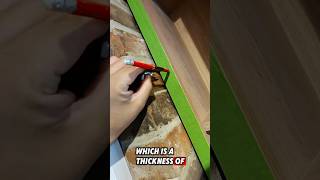 Cabinet installation “Scribe” infill with UScribe jig diy diywoodworking carpentry woodwork yt [upl. by Habas187]